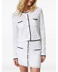Twinset - Minifalda con detalle de botones - Lyst