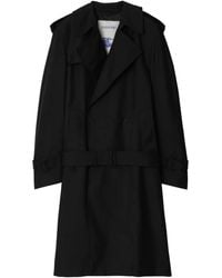 Burberry - Trenchcoat Met Dubbele Rij Knopen En Ceintuur - Lyst