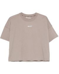 DKNY - Logo-Print Drop-Shoulder T-Shirt - Lyst