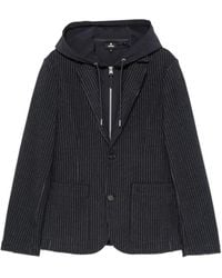 Mackage - Pinstriped Hooded Blazer - Lyst