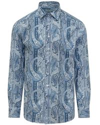 Etro - Paisley Slim-Fit Shirt - Lyst