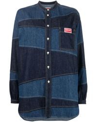 KENZO - Paris Patchwork Denim Shirt - Lyst