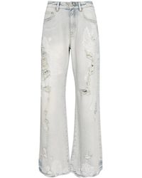 JNBY - Distressed Wide-Leg Jeans - Lyst