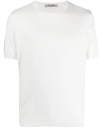 Fileria - Short-Sleeved Cotton Jumper - Lyst