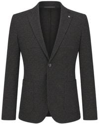L.B.M. 1911 - Single-Breasted Textured Blazer - Lyst
