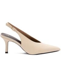 Patrizia Pepe - Leather Slingback Sandals - Lyst