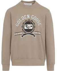 Golden Goose - Logo Cotton Sweatshirt - Lyst