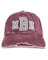 MISBHV - Appliqué Distressed Hat - Lyst