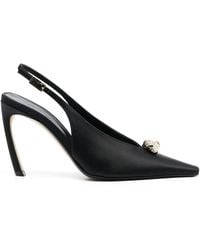 Lanvin - Pointed Slingback Pumps - Lyst