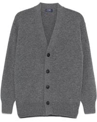Barba Napoli - Merino-Wool Cardigan - Lyst