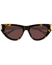 Chloé - Cat-Eye Tortoiseshell-Effect Sunglasses - Lyst