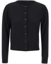 Kaos - Vest Met Ronde Hals En Knoop - Lyst