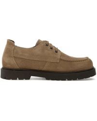 Birkenstock - Moc Lace Suede Derby Shoes - Lyst