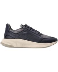 BOSS - Ttnm Evo Panelled Sneakers - Lyst