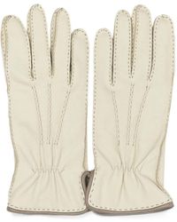 Restelli - 953 Stitch-Detail Leather Gloves - Lyst