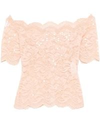 Rabanne - Lace Embellished Top - Lyst