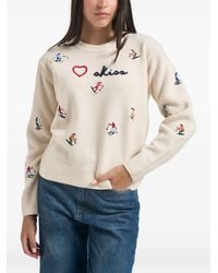 MC2 Saint Barth - Kyla Embroidered Crew-Neck Sweater - Lyst