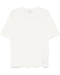 C.P. Company - T-Shirt Met Logopatch - Lyst