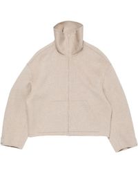 Acne Studios - High-Neck Cropped Jacket - Lyst