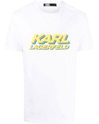 Karl Lagerfeld - Logo-print Short-sleeve T-shirt - Lyst
