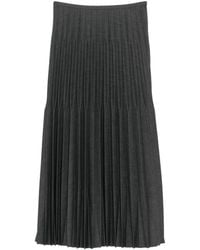 JNBY - Pleated Midi Skirt - Lyst
