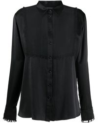Kiki de Montparnasse - Tuxedo Silk Shirt - Lyst