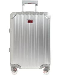 DIESEL - Ribbed-Texture Logo-Plaque Suitcase - Lyst