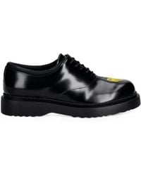 Filling Pieces - Flower-Embroidered Lace-Up Derby Shoes - Lyst