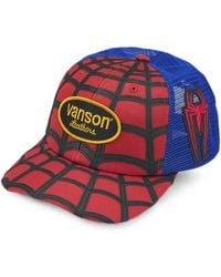 Supreme - X Vanson Leathers X Marvel Logo-Patch Baseball Cap - Lyst