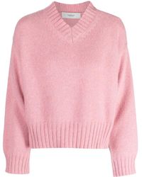 Pringle of Scotland - V-Neck Cashmere Jumper - Lyst