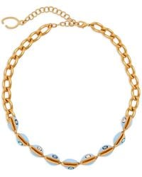 Oscar de la Renta - Cowrie Shell Chain Necklace - Lyst
