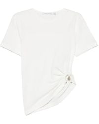 Christopher Esber - Orbit Ruched T-Shirt - Lyst