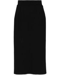 Alpha Studio - Wollen Midi-Rok - Lyst