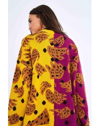 farm rio mixed leopard cardigan