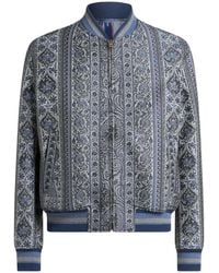 Etro - Floral Jacquard Bomber Jacket - Lyst