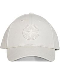 Stone Island - Cap With Embroidered Compass Logo - Lyst