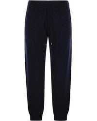 MC2 Saint Barth - Merino Wool Knitted Trousers - Lyst