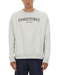 FAMILY FIRST - Sweatshirt With Logo - Lyst