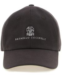 Brunello Cucinelli - Logo Embroidery Cap - Lyst