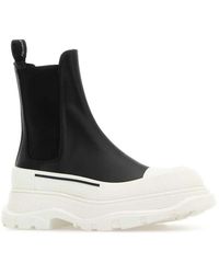 McQueen - High Rubber Ankle Boots - Lyst