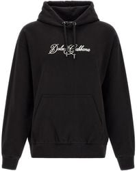 Dolce & Gabbana - Logo Embroidery Hoodie - Lyst