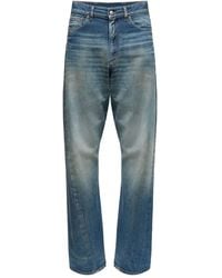Maison Margiela - Relaxed Fit Straight-Leg Jeans With Classic Five-Pocket Design - Lyst