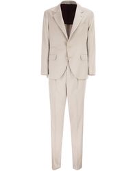 Brunello Cucinelli - Silk Suit With Three-Button Blazer - Lyst
