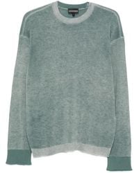 Emporio Armani - Wool Crewneck Sweater - Lyst