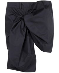 N°21 - Mini Skirt With Bow - Lyst