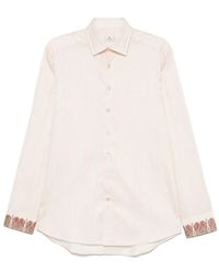 Versace - T-Shirt With Iconic Logo Embroidered On The Chest - Lyst