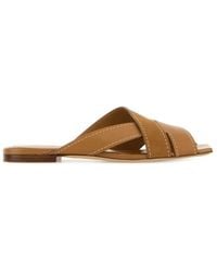 Tod's - Sand.Cuoio Flat 99L Fasce Incr. T - Lyst