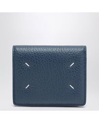 Maison Margiela - Four Stitches Dark Leather Card Holder - Lyst