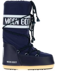 Moon Boot - Nylon And Synthetic Leather Icon Boots - Lyst