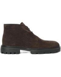 Hogan - Suede Ankle Boots - Lyst